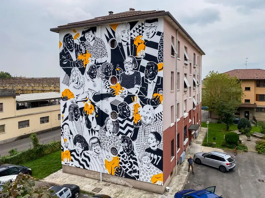 I nuovi murales di Agus Rùcula e Nsn997 in via Morosini