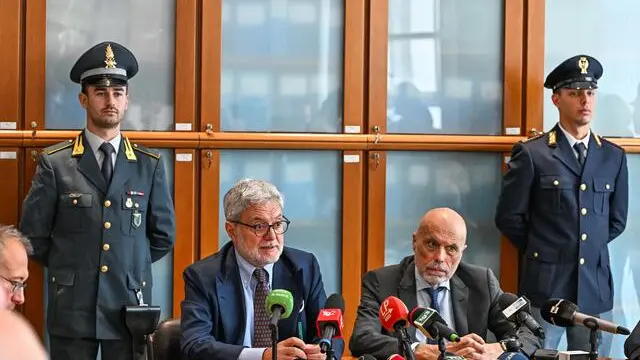 Procura di Milano conferenza stampa arresti capi Ultra Milan e Inter, Milano, 30 Settembre 2024, Ansa/Andrea Fasani,