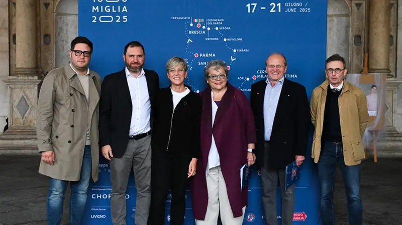 La presentazione della Mille Miglia 2025 a Palazzo Loggia
