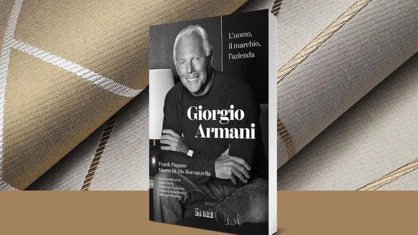 «Giorgio Armani» di Frank Pagano e Marco Di Dio Roccazzella (Il Sole 24 Ore; pp.124)