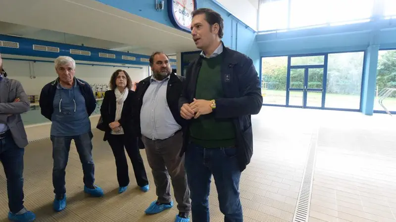 Il sopralluogo con l'assessore Alessandro Cantoni - Foto Giovanni Benini/Neg © www.giornaledibrescia.it