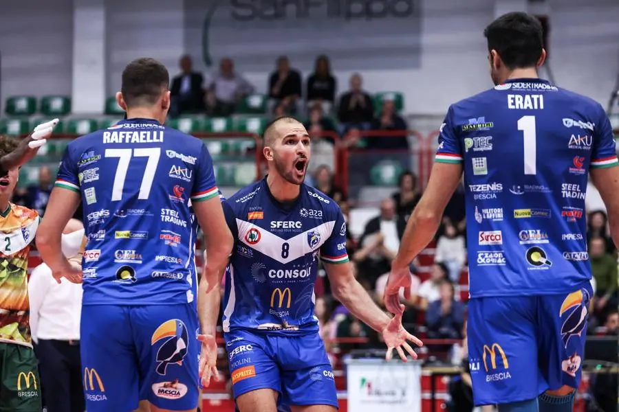 Volley A2, gli scatti di Consoli-Cuneo