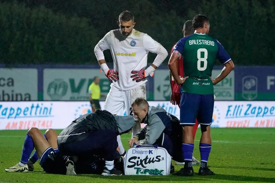 SERIE C CALCIO BRESCIA  FERALPISALO' - ALBINOLEFFE NELLA FOTO UN MOMENTO DI GIOCO     07-10-2024 perteghella@newreporter