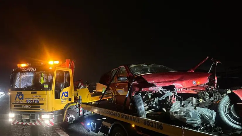 Le immagini dell'incidente in A4