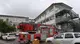 L'intervento dei Vigili del fuoco alla scuola Foscolo