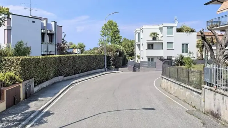 Il «curvone» di via Rio Brasa © www.giornaledibrescia.it