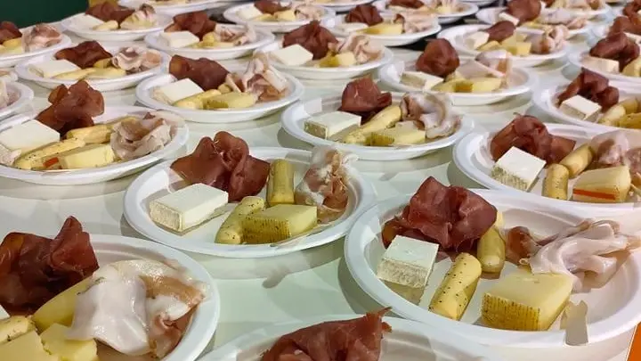 I piatti di un'edizione passata della rassegna - Foto/Franciacortainbianco