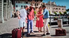 I concorrenti di «Best weekend» sul lago di Garda