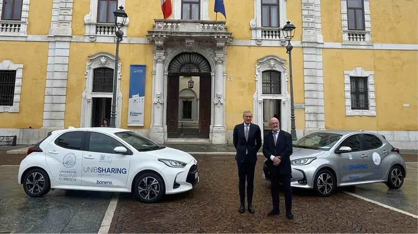 Le due nuove auto ibride a disposizione di UniBs