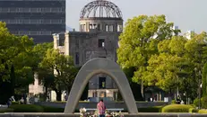 Il memoriale che ricorda la bomba atomica ad Hiroshima - Foto Ansa © www.giornaledibrescia.it