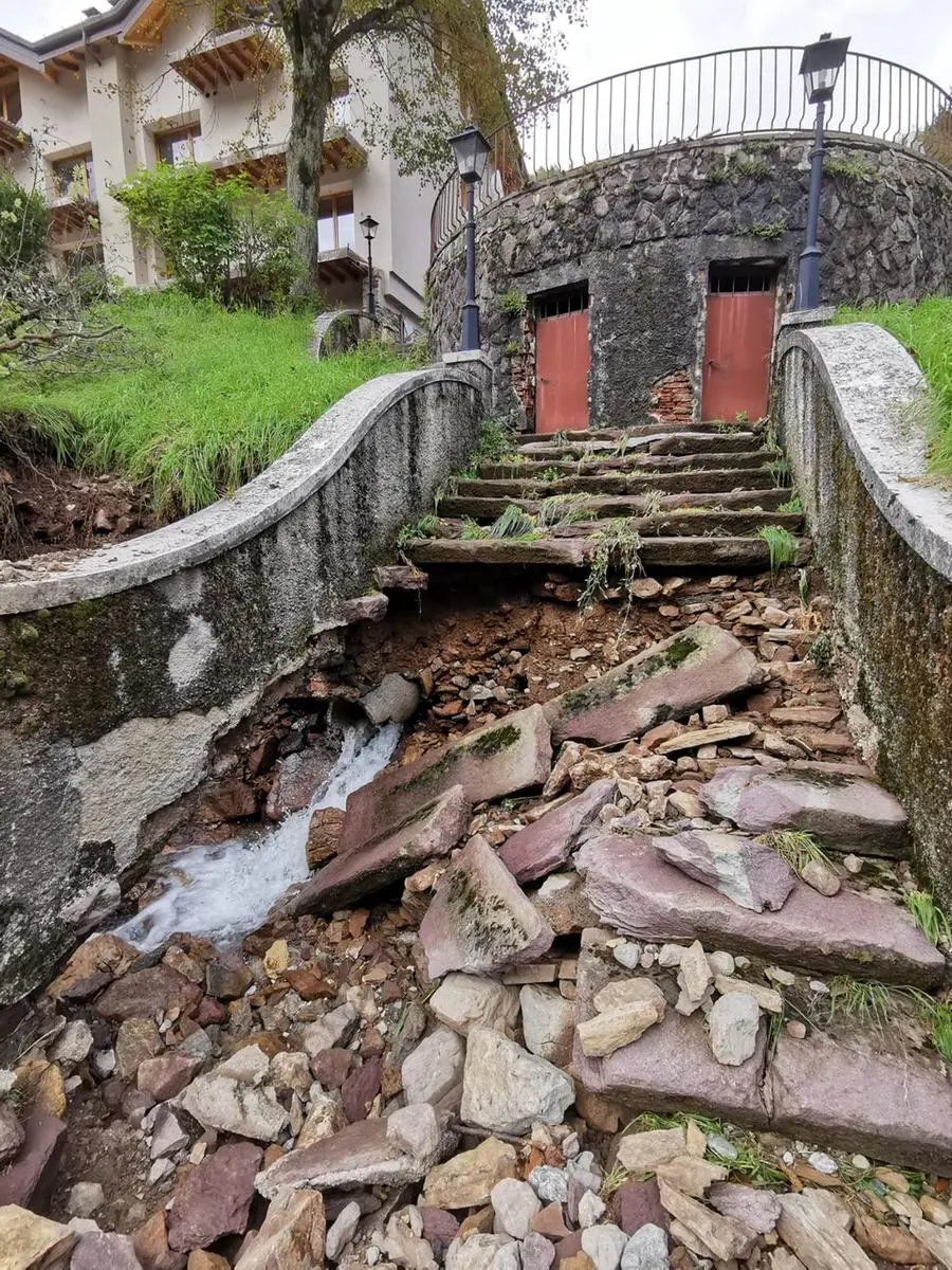 Maltempo a Collio, danneggiata la Fonte Busana