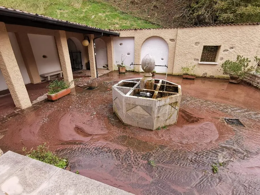 Maltempo a Collio, danneggiata la Fonte Busana