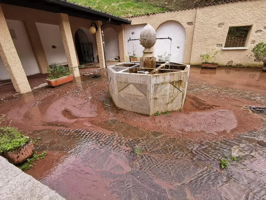 Maltempo a Collio, danneggiata la Fonte Busana