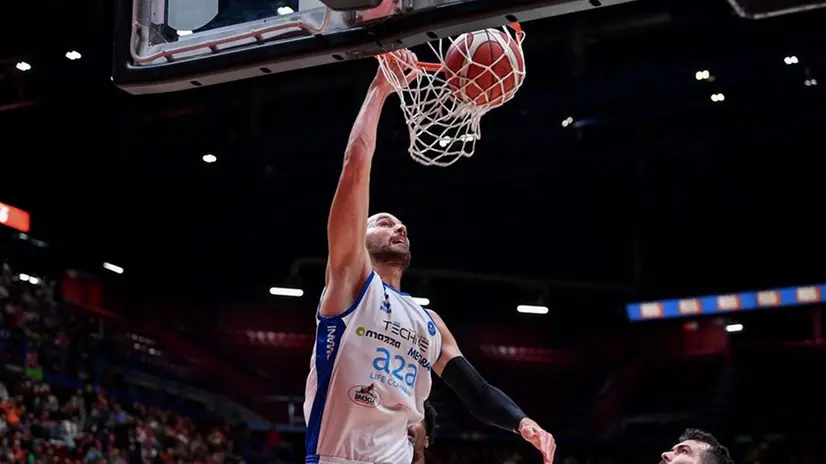 Miro BilanEA7 Emporio Armani Olimpia Milano - Pallacanestro Germani BresciaLBA Legabasket Serie A UnipolSAI 2024/2025Milano, 13/10/2024Foto ClaudioDegaspari // Ciamillo-Castoria