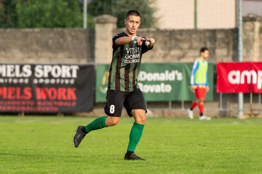 SPORT CALCIO PRIMA CATEGORIA UNITAS COCCAGLIO CHIARI  nella foto ESULTANZA GOL PONZONI 2-3  13-10-2024 pasquali@newreporter