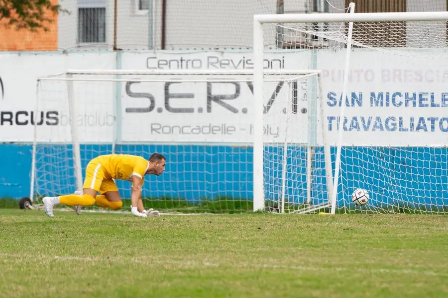 SPORT CALCIO PRIMA CATEGORIA SAN MICHELE TRAVAGLIATO ATLETICO OFFLAGA nella foto GOL FURAFORTE 0-1 13-10-2024 pasquali@newreporter