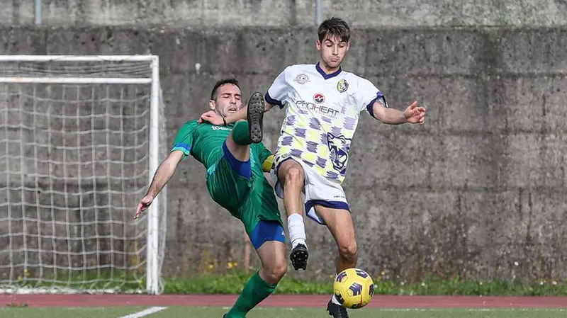 Sport Calcio Lodrino Promozione Lodrino Orsa Iseo nella foto Salvi Giulio 13/10/2024@newreporter