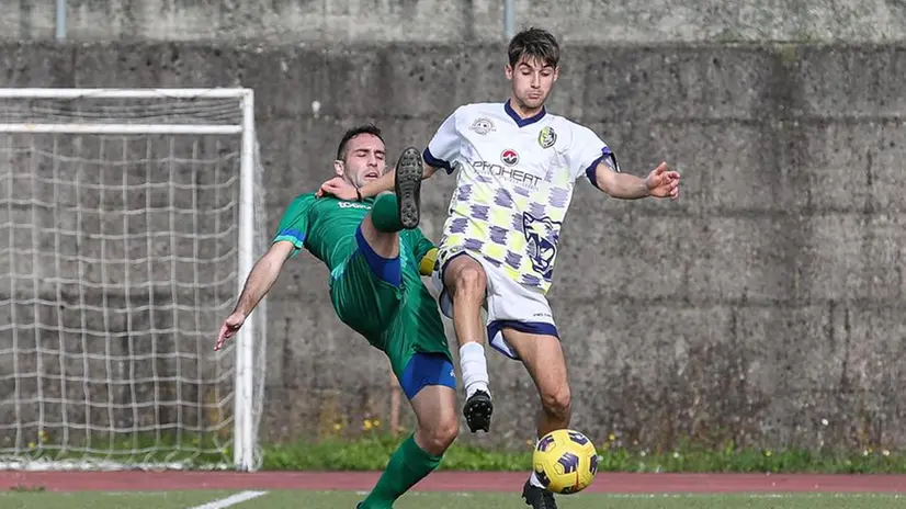 Sport Calcio Lodrino Promozione Lodrino Orsa Iseo nella foto  Salvi Giulio  13/10/2024@newreporter