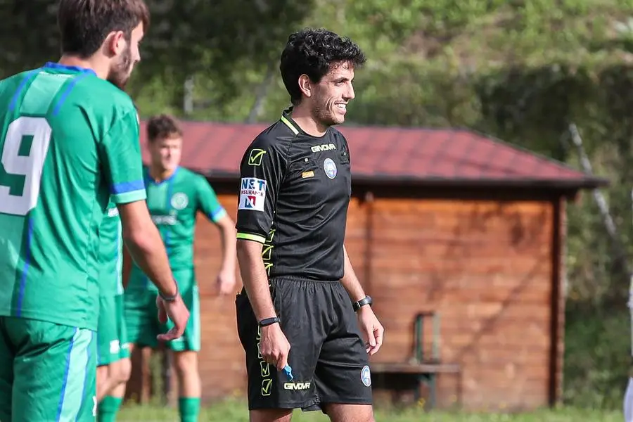 Sport Calcio Lodrino Promozione Lodrino Orsa Iseo nella foto arbitro Cesaratto Matteo   13/10/2024@newreporter