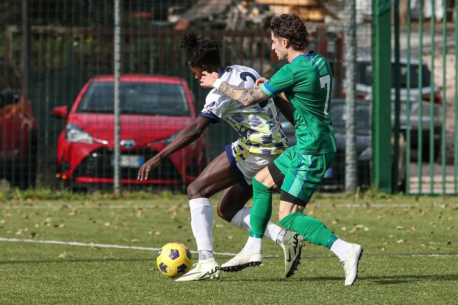 Sport Calcio Lodrino Promozione Lodrino Orsa Iseo nella foto  Otabie Bernard Cadei Mattia 13/10/2024@newreporter