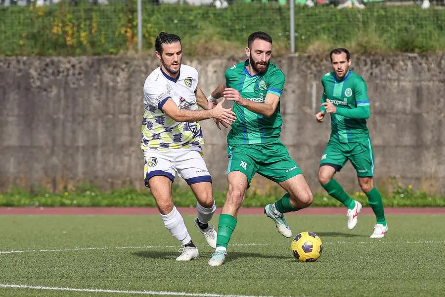 Sport Calcio Lodrino Promozione Lodrino Orsa Iseo nella foto  Niccolò Apollonio Scalvenzi Mattia 13/10/2024@newreporter