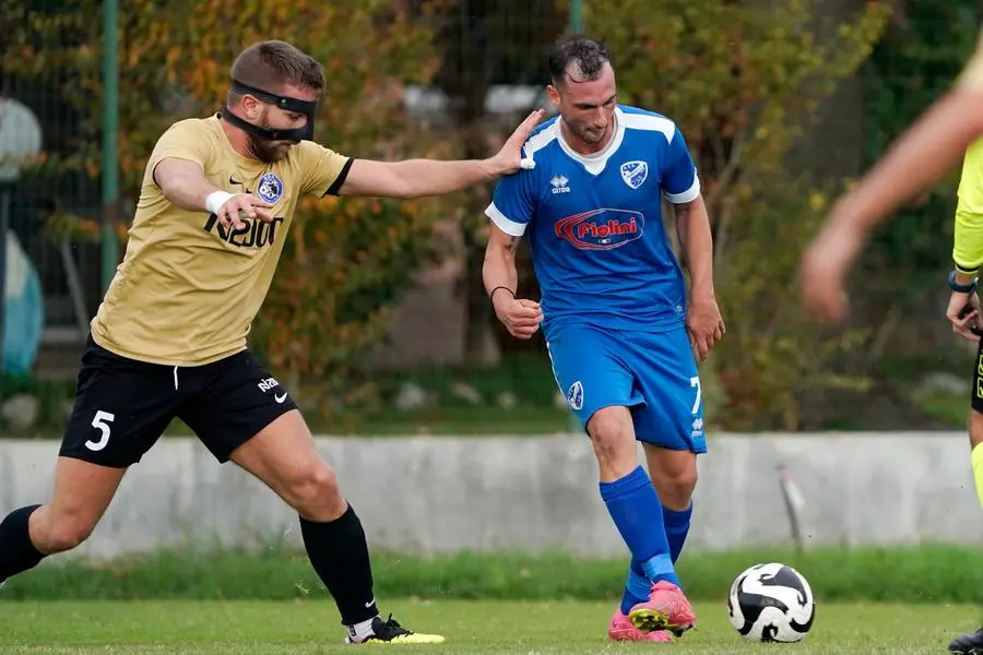 SPORT CALCIO SECONDA CATEGORIA REMEDELLO-GSR CASTELCOVATI NELLA FOTO SIGNORONI E TISI 13-10-2024 perteghella@newreporter