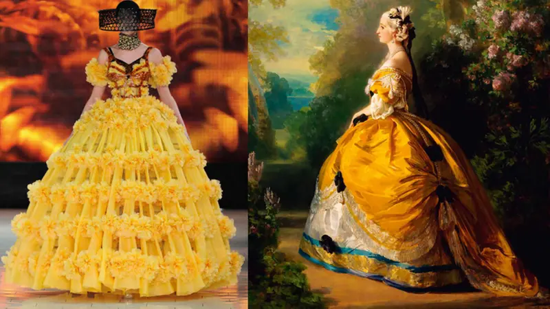 Alexander McQueen / L'imperatrice Eugenia - © by Karl Prouse/Catwalking/Getty Images; Foto courtesy The Metropolitan Museum of Art, New York