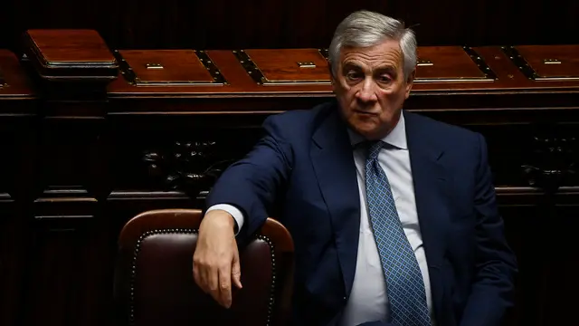 Italian Foreign Minister, Antonio Tajani, as Italian Prime Minister reports at the Chamber of Deputies on the upcoming European Council, Rome, Italy, 15 October 2024. ANSA/RICCARDO ANTIMIANI