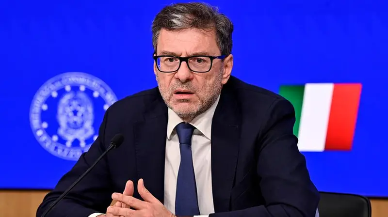 Giancarlo Giorgetti, ministro dell'Economia e delle Finanze - Foto Ansa/Riccardo Antimiani © www.giornaledibrescia.it