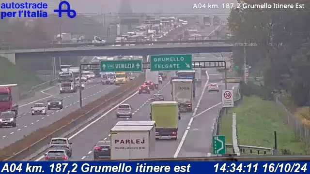 L'incidente all'altezza del casello di Grumello