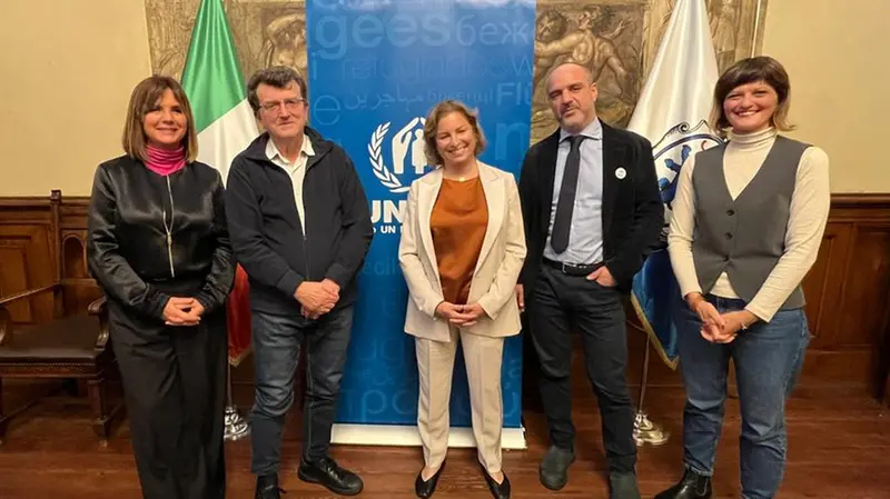 La presentazione dell'accordo - © www.giornaledibrescia.it