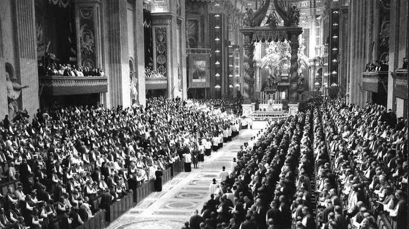 Un'immagine del Concilio Vaticano II

