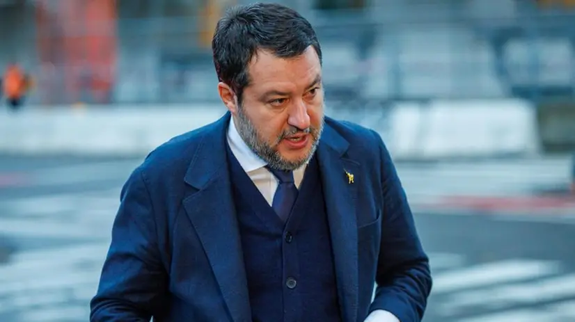 Matteo Salvini è imputato nel processo Open Arms - Foto Epa/Olivier Matthys © www.giornaledibrescia.it