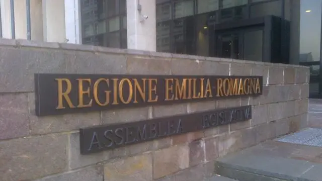 (ANSA) - BOLOGNA, 11 LUG - L'ingresso dell'Assemblea legislativa della Regione Emilia-Romagna al Fiera District di Bologna.