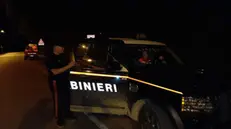 Foto di Daniele Carotti da Barbara. Sub carabinieri al centro coordinamento vvf per programmare recupero auto in punto inaccessibile stasera.