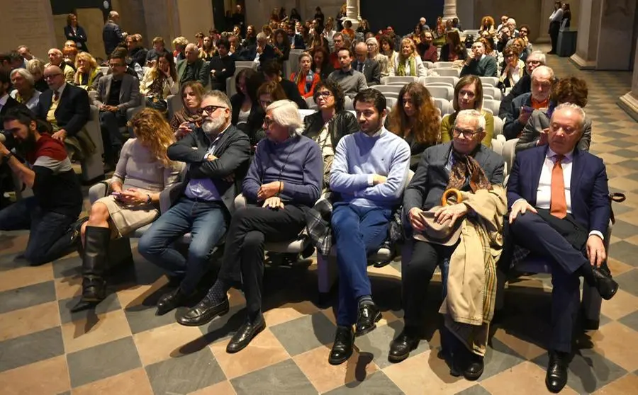 La presentazione alla stampa della mostra in Santa Giulia