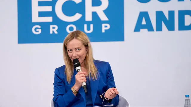 Giorgia Meloni in Polonia