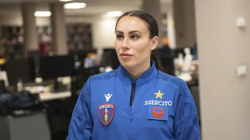Vanessa Ferrari in redazione al Giornale di Brescia e nel tg di Teletutto