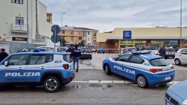 Il luogo dove e' stata colpita òla donna omicidio suicidio san severo foto Cautillo