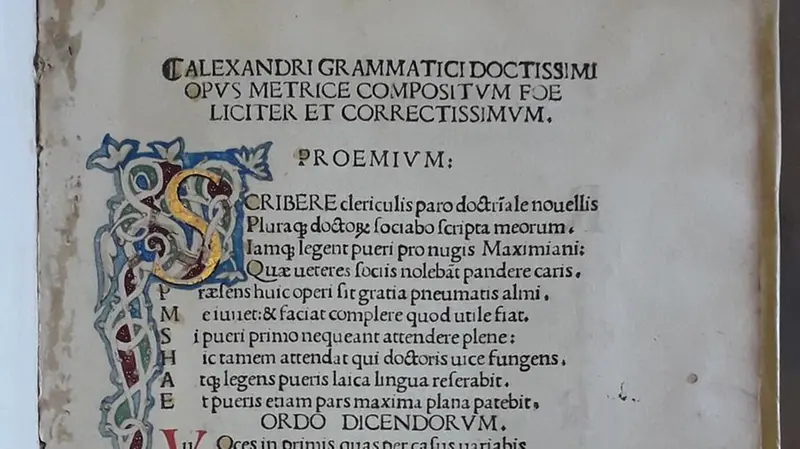 Un particolare del volume