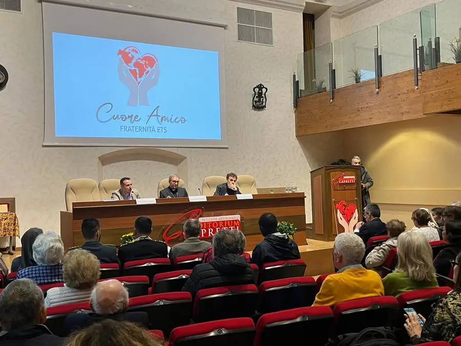 La cerimonia di consegna del premio Cuore Amico