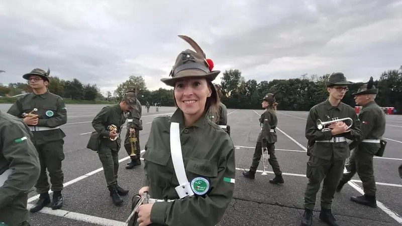 I primi alpini arrivati a Montichiari