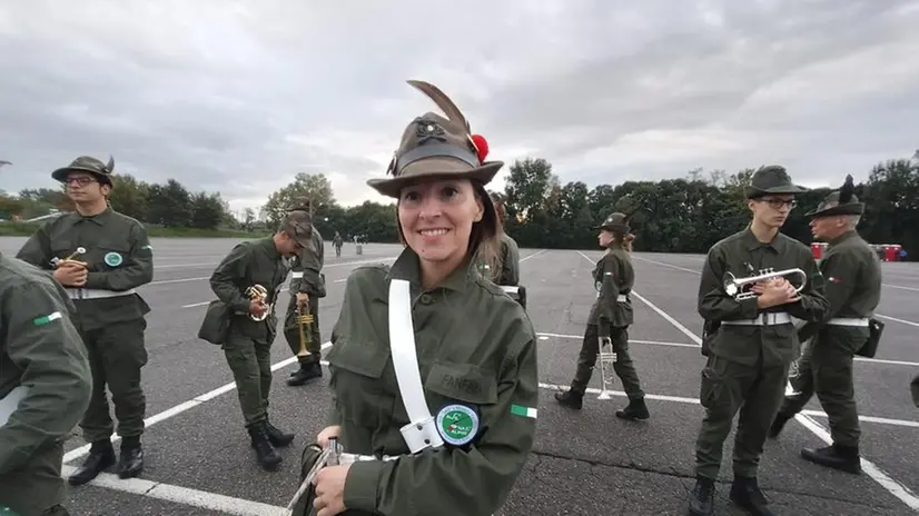 I primi alpini arrivati a Montichiari