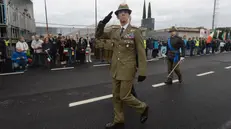 Un momento della sfilata degli Alpini a Montichiari - Foto Benini/Neg © www.giornaledibrescia.it