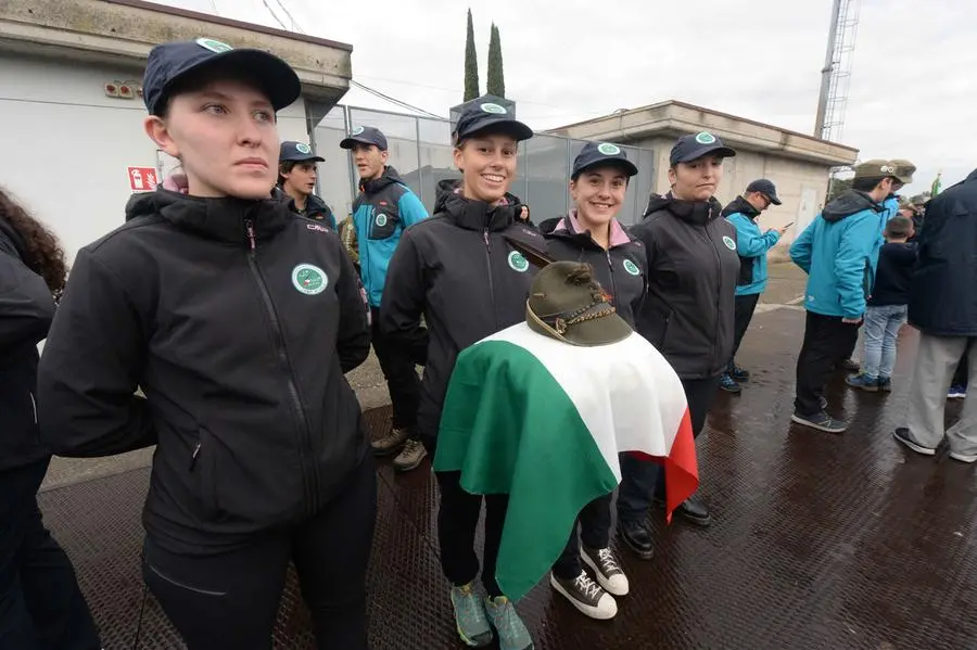 La sfilata del Raduno alpino del Secondo Raggruppamento