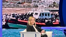 La premier interviene sul tema dei migranti in una trasmissione televisiva - Foto Ansa © www.giornaledibrescia.it