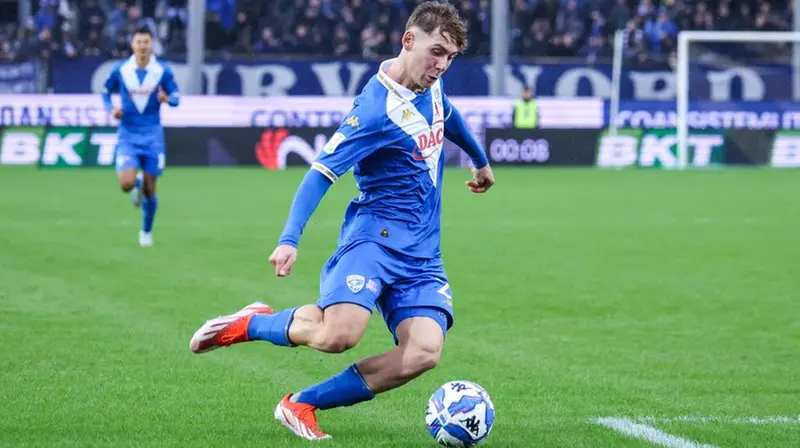 Fogliata ha trovato il gol, ma in fase di non possesso deve crescere ancora molto - Foto New Reporter Comincini © www.giornaledibrescia.it