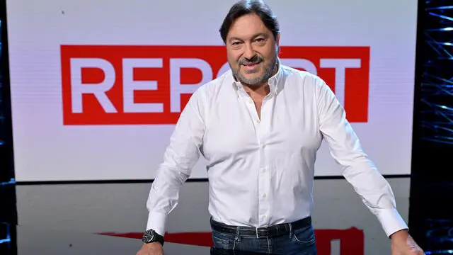 Il conduttore Sigfrido Ranucci durante un photocall per il programma televisivo Rai, 'Report', Roma, 13 ottobre 2023. ANSA/ETTORE FERRARI
