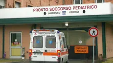 L'ingresso del Pronto soccorso pediatrico, al Civile - © www.giornaledibrescia.it