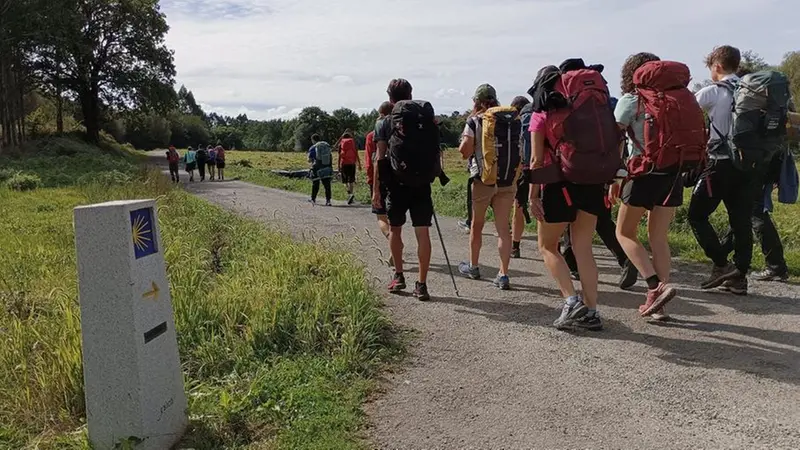 I ragazzi in cammino © www.giornaledibrescia.it